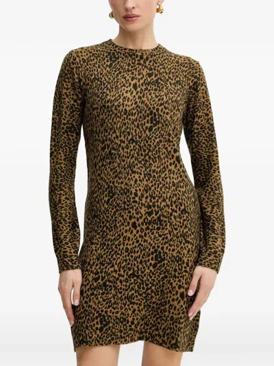 Morgan Animal-print Mini Dress In Animal Print