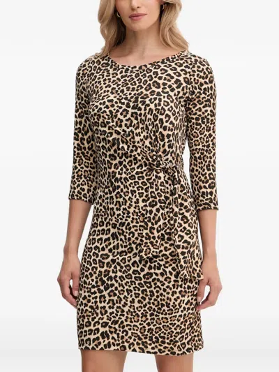 Morgan Animal-print Mini Dress In Animal Print