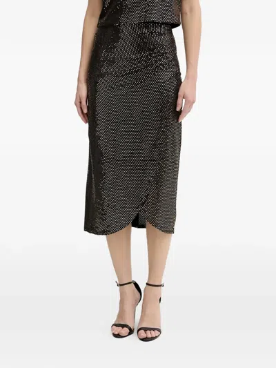 Morgan Asymmetric Skirt In Black