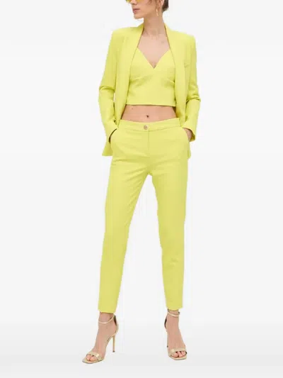 Morgan V넥 스트랩 탑 In Yellow