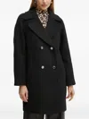 Morgan Button Coat In Black