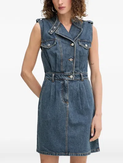Morgan Ärmelloses Kleid In Blue