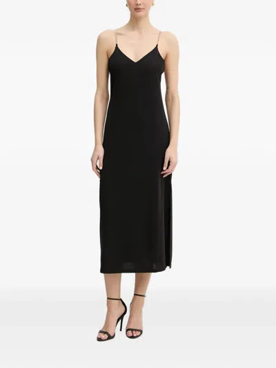 Morgan Chain-link Strap Midi Dress In Multi