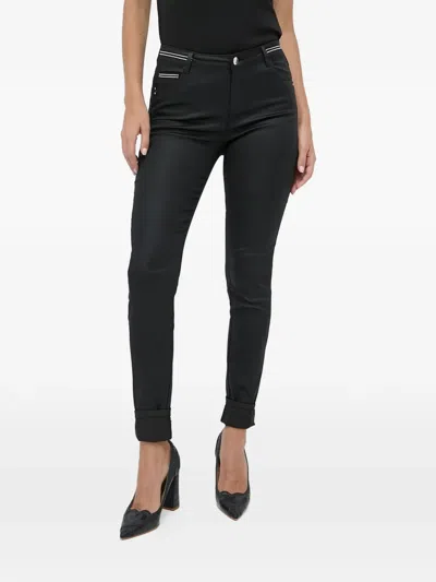 Morgan Cuffed Trousers In Black