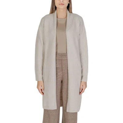 MORGAN DE TOI BEIGE POLYESTER CARDIGAN