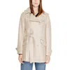 Morgan De Toi Beige Polyester Parka In Neutral