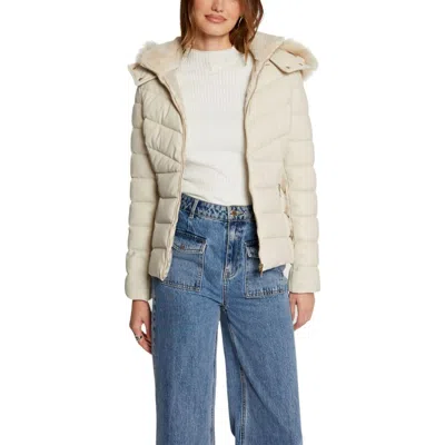 Morgan De Toi Beige Polyethylene Jackets And Coat In Neutral