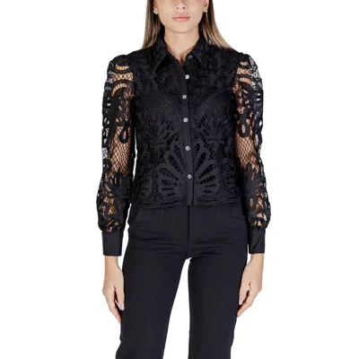 Morgan De Toi Black Polyester Blouse