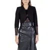Morgan De Toi Black Polyester Sweater In Black