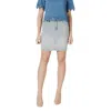 Morgan De Toi Blue Cotton Mini In Blue