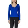 Morgan De Toi Blue Polyamide Sportswear In Blue