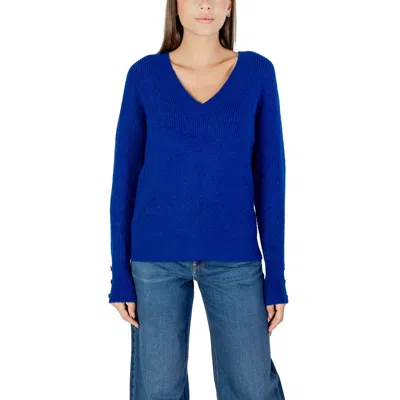 Morgan De Toi Blue Polyester Sweatshirt