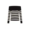 Morgan De Toi Blue Viscose Sportswear In Black