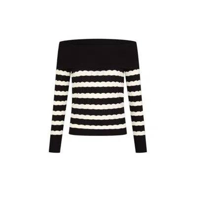 Morgan De Toi Blue Viscose Sportswear In Black