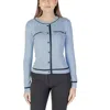 Morgan De Toi Blue Viscose Sportswear In Multi