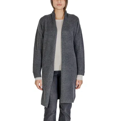 MORGAN DE TOI GRAY POLYESTER CARDIGAN