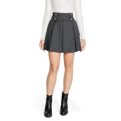 Morgan De Toi Polyester Women's Skirt In Gray