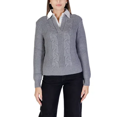 MORGAN DE TOI GRAY VISCOSE SWEATER