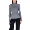 Morgan De Toi Gray Viscose Sweater In Gray
