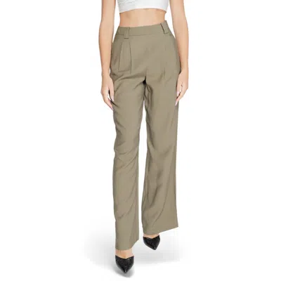 Morgan De Toi Cotton Jeans & Women's Pant In Green