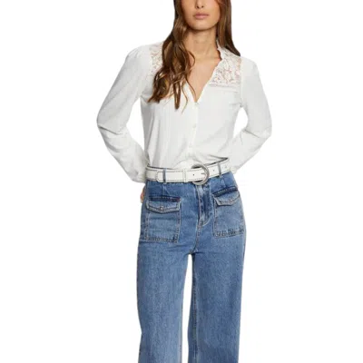 Morgan De Toi White Polyester Shirt