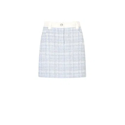 Morgan De Toi Polyester Women's Skirt In Blue