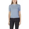Morgan De Toi Blue Recycled Polyester Sweater In Blue