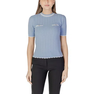 Morgan De Toi Blue Recycled Polyester Sweater