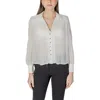 Morgan De Toi White Polyester Shirt In White