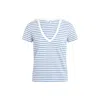 Morgan De Toi White Viscose T-shirt In Multi