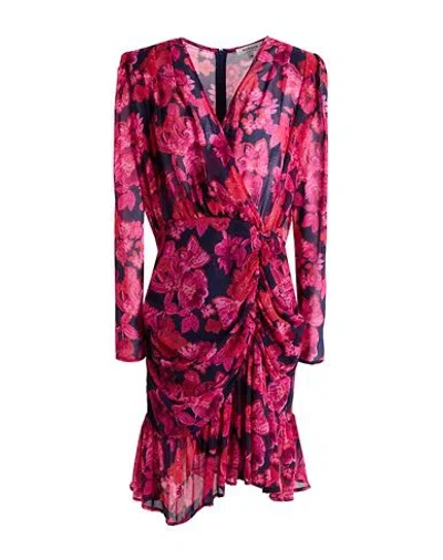 Morgan De Toi Woman Mini Dress Midnight Blue Size 6 Polyester, Recycled Polyamide