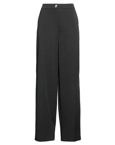 Morgan De Toi Woman Pants Black Size 6 Polyester, Viscose, Elastane In Gray