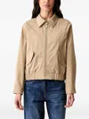 ELASTICATED-HEM JACKET
