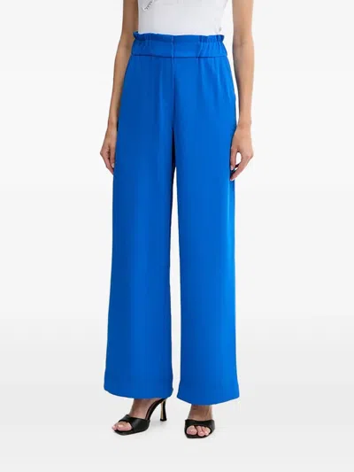 Morgan Elastic-waist Trousers In Blue