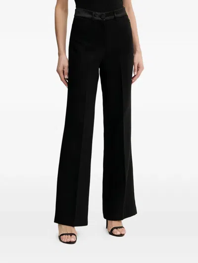 Morgan High-waisted Trousers In Black