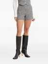 Morgan Houndstooth-pattern Shorts In Multi