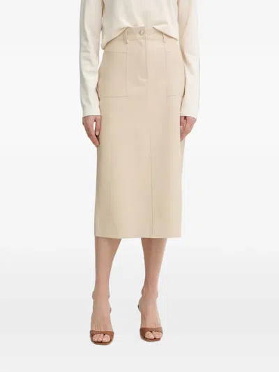 Morgan Jilfit Midi Pencil Skirt In Neutrals