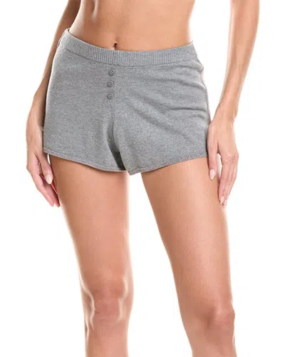 Morgan Lane Izzie Cashmere-blend Short In Grey