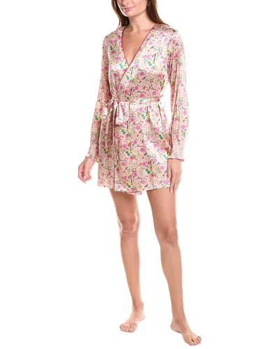 MORGAN LANE LARSEN SILK-BLEND ROBE