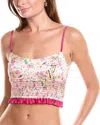 Morgan Lane Lia Silk-blend Bra In Multi
