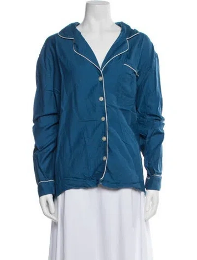 Pre-owned Morgan Lane Pajamas In Blue