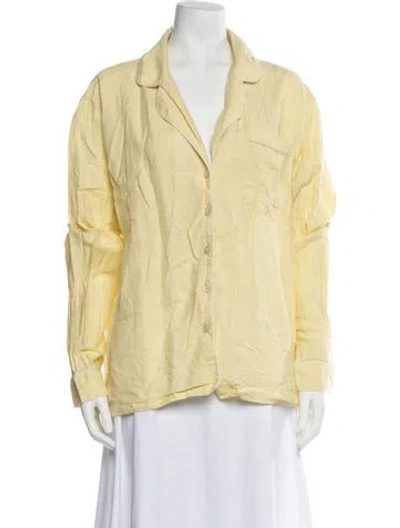 Pre-owned Morgan Lane Pajamas In Yellow