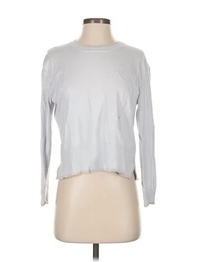 Pre-owned Morgan Lane Pullover Sweater In Silver