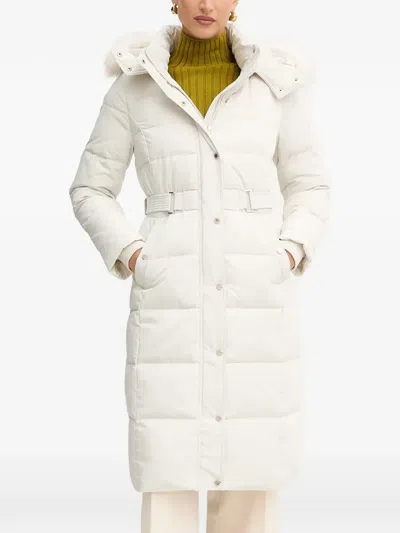 Morgan Padded Coat In White