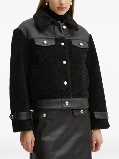 Morgan Panelled Jacket In Black