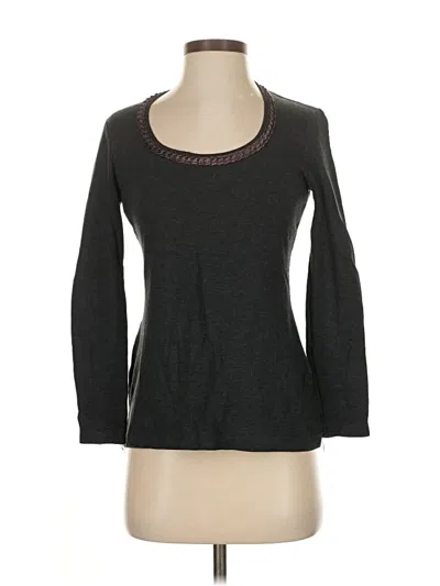 Pre-owned Morgan Parish 3/4 Sleeve T-shirt In Gray