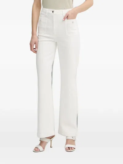 Morgan Patch-pocket Jeans In Red