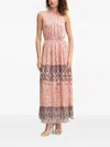 Morgan Patterned Maxi Dress In Multi