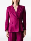 Morgan Peak-lapels Single-breasted Blazer In Multi