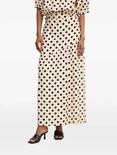 Morgan Polka-dot Tiered Skirt In Multi